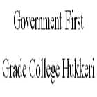 Government First Grade College, Hukkeri Logo