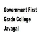 Government First Grade College, Javagal Logo