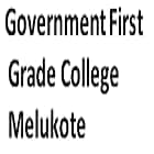 Government First Grade College, Melukote Logo