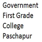Government First Grade College, Paschapur Logo