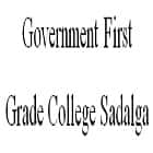 Government First Grade College, Sadalga Logo