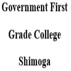 Government First Grade College, Shimoga Logo