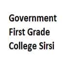 Government First Grade College, Sirsi Logo