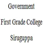 Government First Grade College, Siruguppa Logo