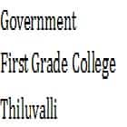 Government First Grade College, Thiluvalli Logo