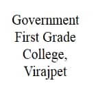 Government First Grade College, Virajpet Logo