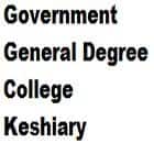 Government General Degree College, Keshiary Logo