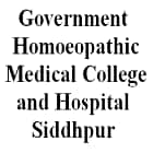 Government Homoeopathic Medical College and Hospital, Siddhpur Logo