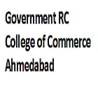 Government RC College of Commerce, Ahmedabad Logo
