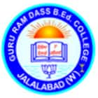 Guru Ram Dass B Ed College, Jalalabad Logo