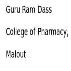 Guru Ram Dass College of Pharmacy, Malout Logo