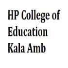 HP College of Education, Kala Amb Logo