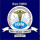 IGM Homoeopathic Medical College, Hospital and Research Center, Dhar Logo