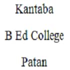 Kantaba B Ed College, Patan Logo