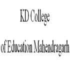 KD College of Education, Mahendragarh Logo