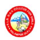 KLB DAV College for Girls, Palampur Logo