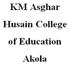 KM Asghar Husain College of Education, Akola Logo