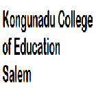 Kongunadu College of Education, Salem Logo