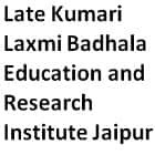 Late Kumari Laxmi Badhala Education and Research Institute, Jaipur Logo