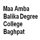 Maa Amba Balika Degree College, Baghpat Logo