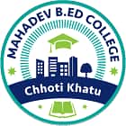 Mahadev B Ed College, Nagaur Logo