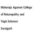 Maharaja Agarsen College of Naturopathy and Yogic Sciences, Suratgarh Logo