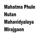Mahatma Phule Nutan Mahavidyalaya, Mirajgaon Logo