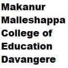 Makanur Malleshappa College of Education, Davangere Logo