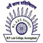 Manikchand Pahade Law College, Aurangabad Logo