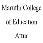 Maruthi College of Education, Attur Logo