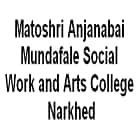 Matoshri Anjanabai Mundafale Social Work and Arts College, Narkhed Logo