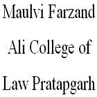 Maulvi Farzand Ali College of Law, Pratapgarh Logo