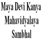 Maya Devi Kanya Mahavidyalaya, Sambhal Logo