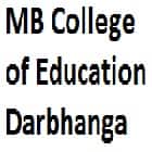 MB College of Education, Darbhanga Logo