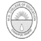MD College of Education, Panipat Logo