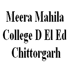 Meera Mahila College D El Ed, Chittorgarh Logo