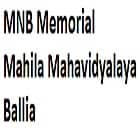 MNB Memorial Mahila Mahavidyalaya, Ballia Logo