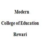 Modern College of Education, Rewari Logo