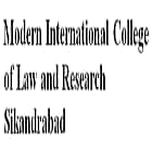 Modern International College of Law and Research, Sikandrabad Logo