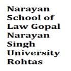 Narayan School of Law, Gopal Narayan Singh University, Rohtas Logo