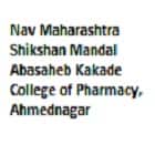 Nav Maharashtra Shikshan Mandal Abasaheb Kakade College of Pharmacy, Ahmednagar Logo