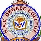 NSV Degree College, Jagtial Logo