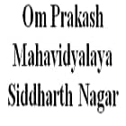 Om Prakash Mahavidyalaya, Siddharth Nagar Logo