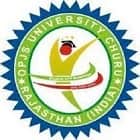 OPJS University, Rajgarh Logo