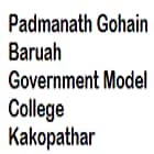 Padmanath Gohain Baruah Government Model College, Kakopathar Logo