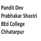 Pandit Dev Prabhakar Shastri BEd College, Chhatarpur Logo