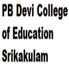 PB Devi College of Education, Srikakulam Logo