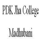 PDK Jha College, Madhubani Logo