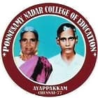 Ponnusamy Nadar College of Education, Chennai Logo