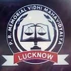 PR Memorial Vidhi Mahavidyalaya, Lucknow Logo
